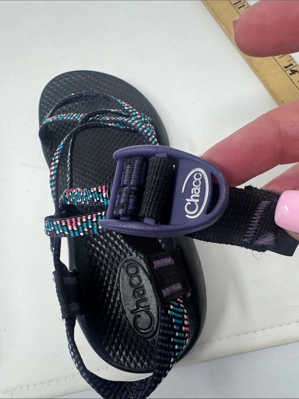CHACO ECOTREAD SANDALS KIDS SIZE 3 MULTI-COLOR SHOES